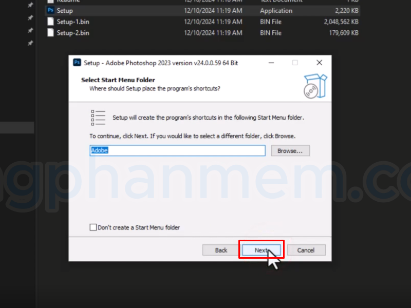 Thiết lập Photoshop 2023