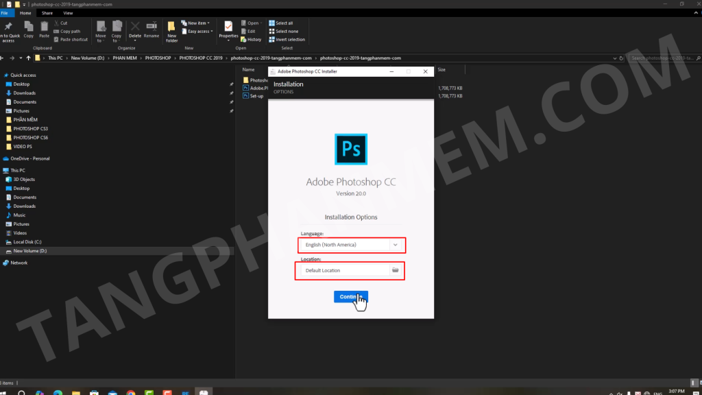 Tùy chỉnh cài đặt Photoshop 2019