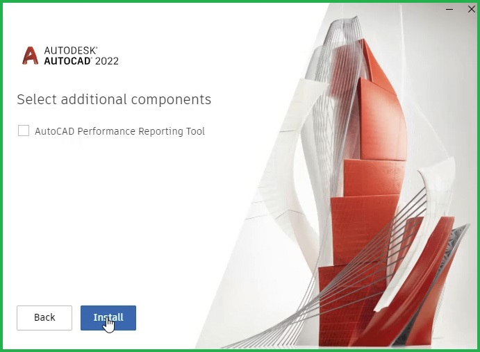 Bắt đầu cài đặt AutoCAD 2022
