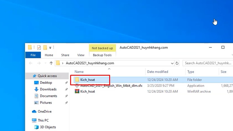 Bước 8: Mở AutoCAD 2021